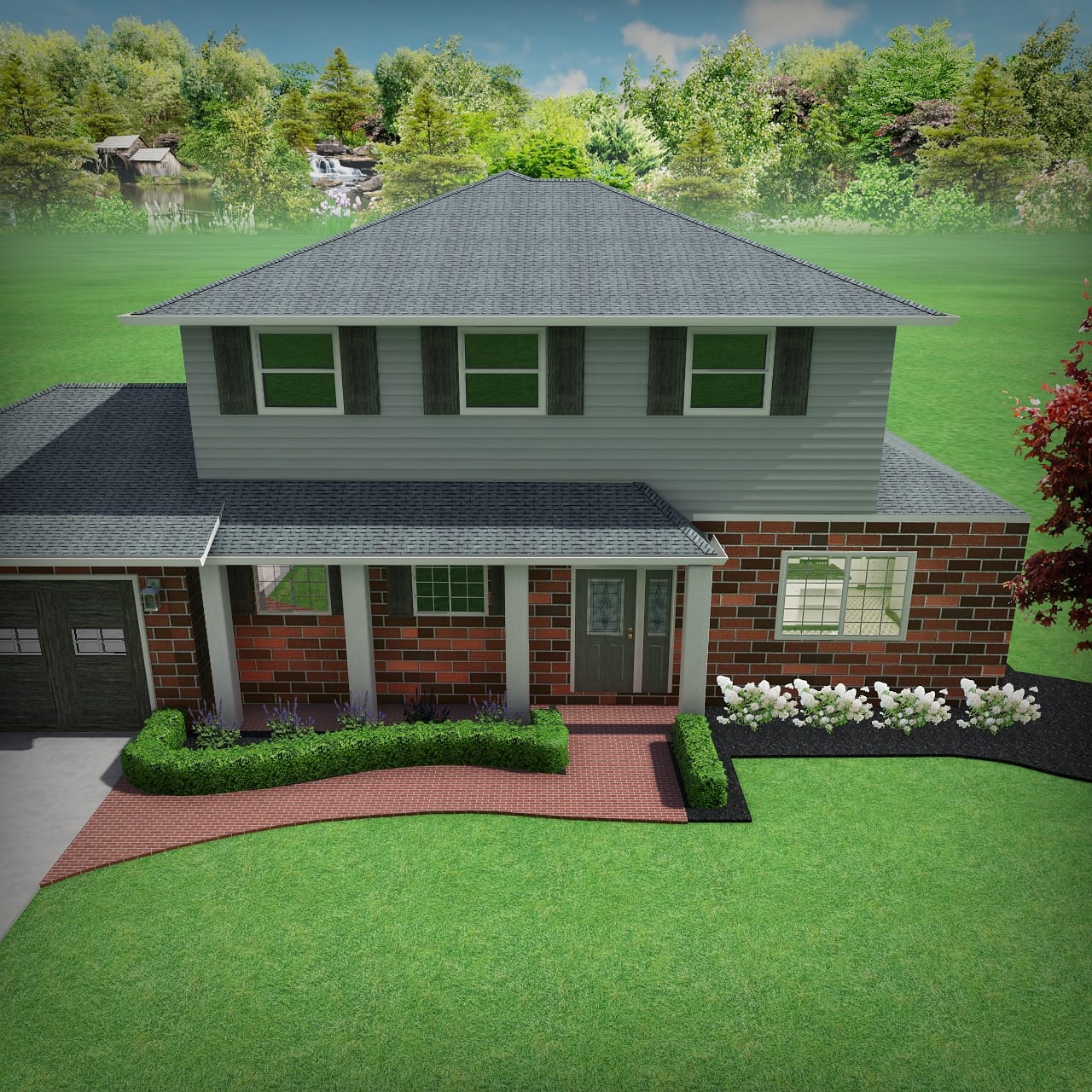 Completed - Front Yard Landscape